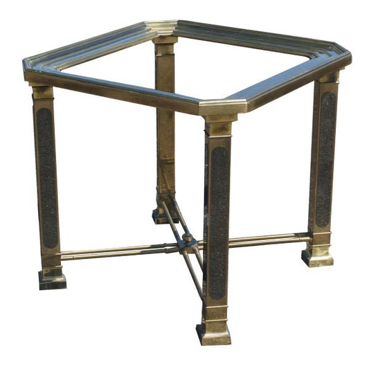 Vintage Hollywood Regency Brass Side End Table Base