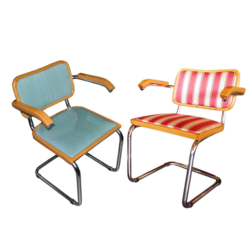 Set of 6 Marcel Breuer Cesca Style Chairs