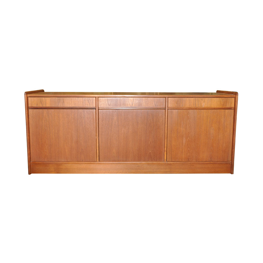 Mid Century Danish Modern Teak Credenza by D-Scan