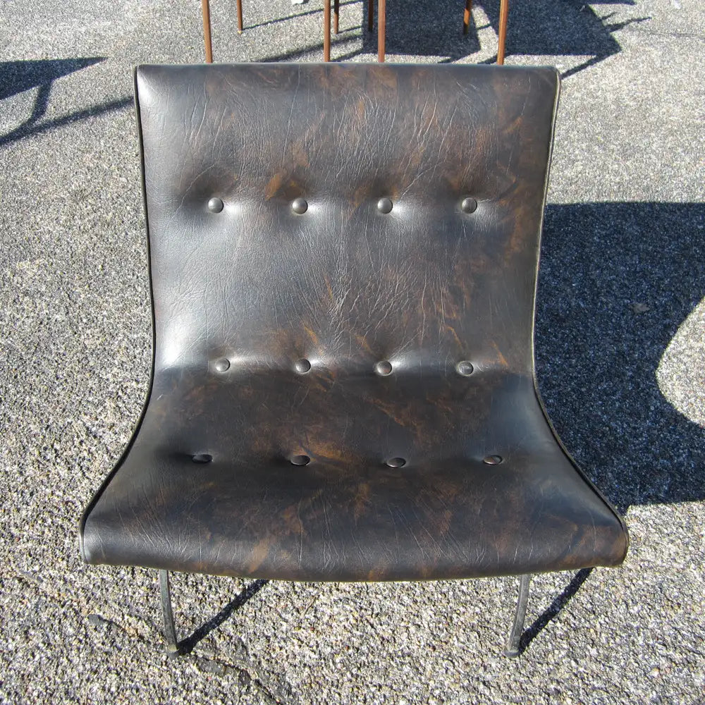 Milo Baughman Thayer Coggin Vintage Mid Century Scoop Lounge Chair