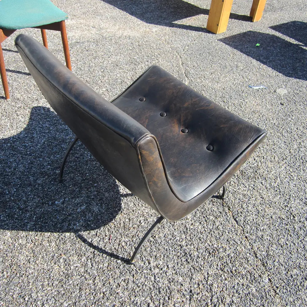 Milo Baughman Thayer Coggin Vintage Mid Century Scoop Lounge Chair