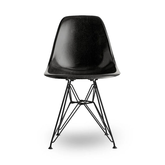 Eames Molded Fiberglass Side Chair - Black