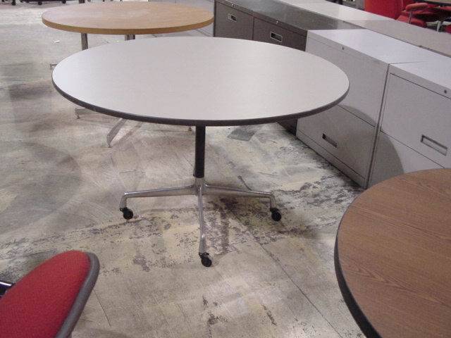 Herman Miller Eames 48″ Round Roller Dining Table