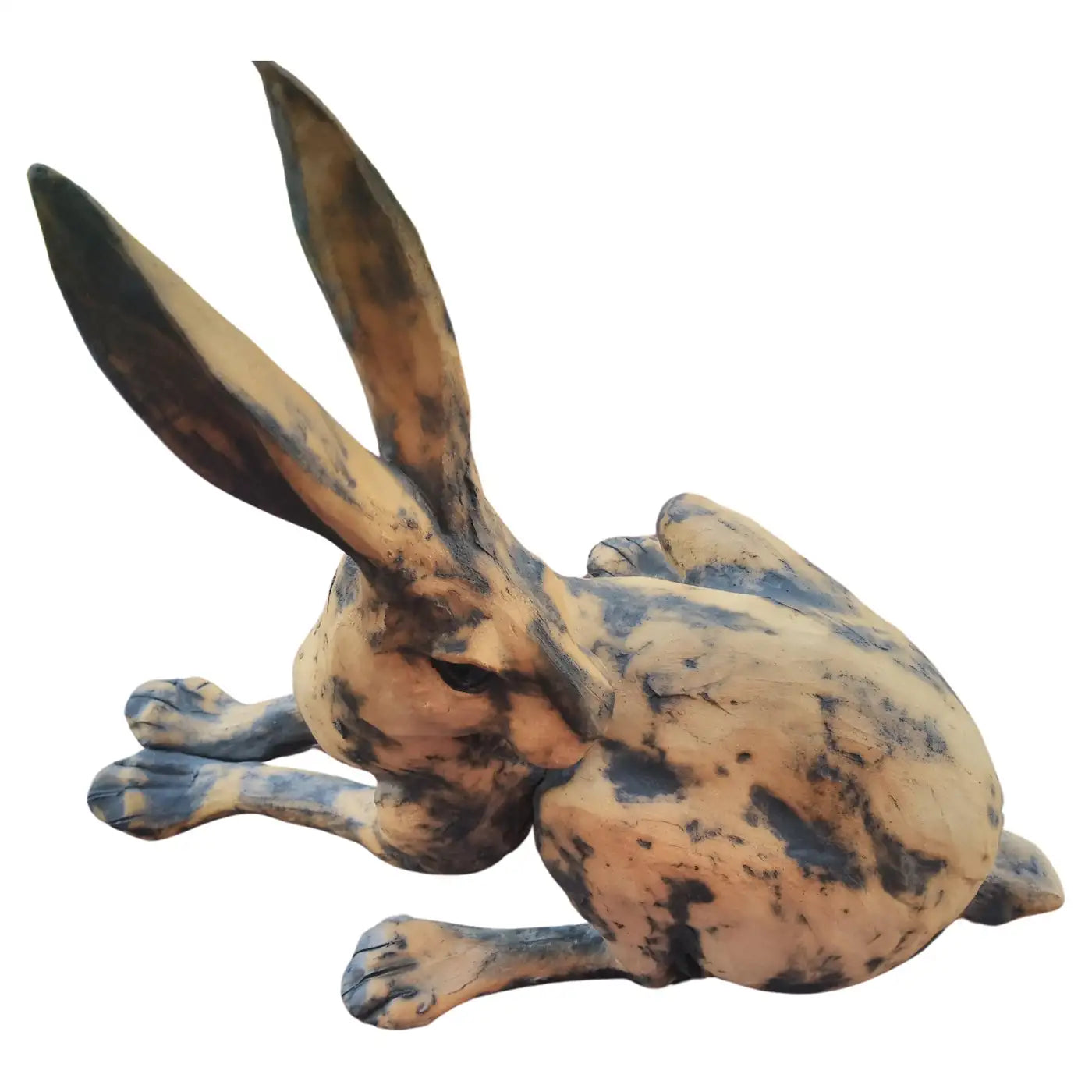 Paul.Jenkins Jackrabbit ceramic sculpture