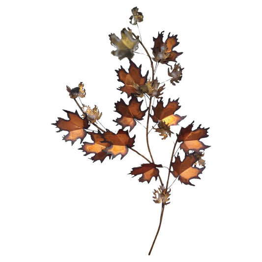 Curtis Jere Maple Leaf Wall Hanging Sculpture