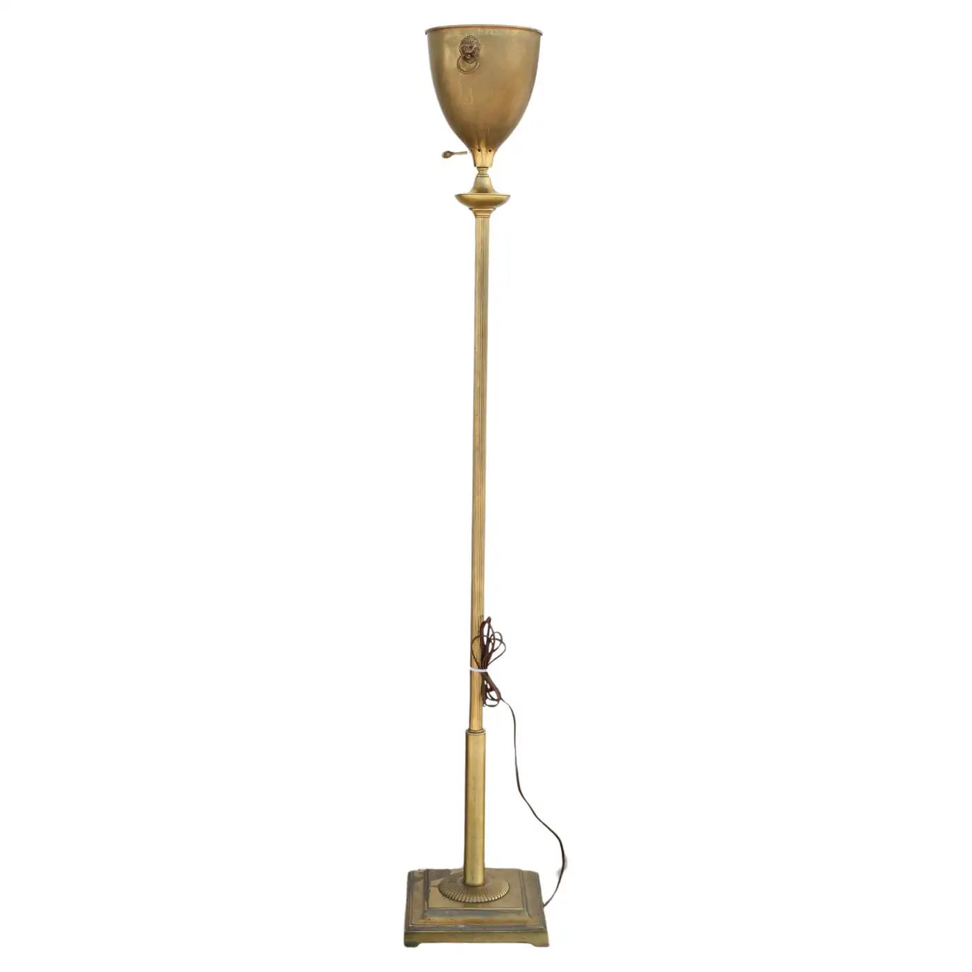 Brass Torchierie Floor Lamp