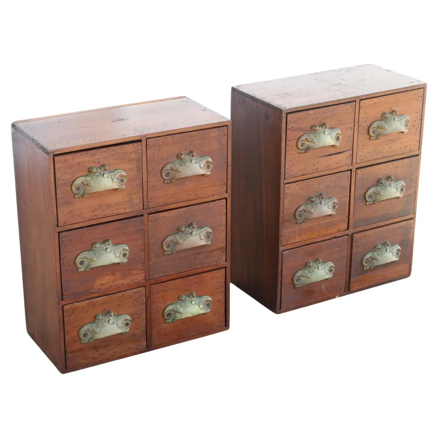 Pair of Apothecary Chest with Kenrick Pulls