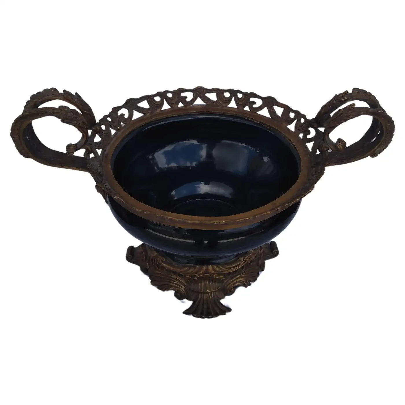 Bronze Mounted Castellan Porcelain Centerpiece