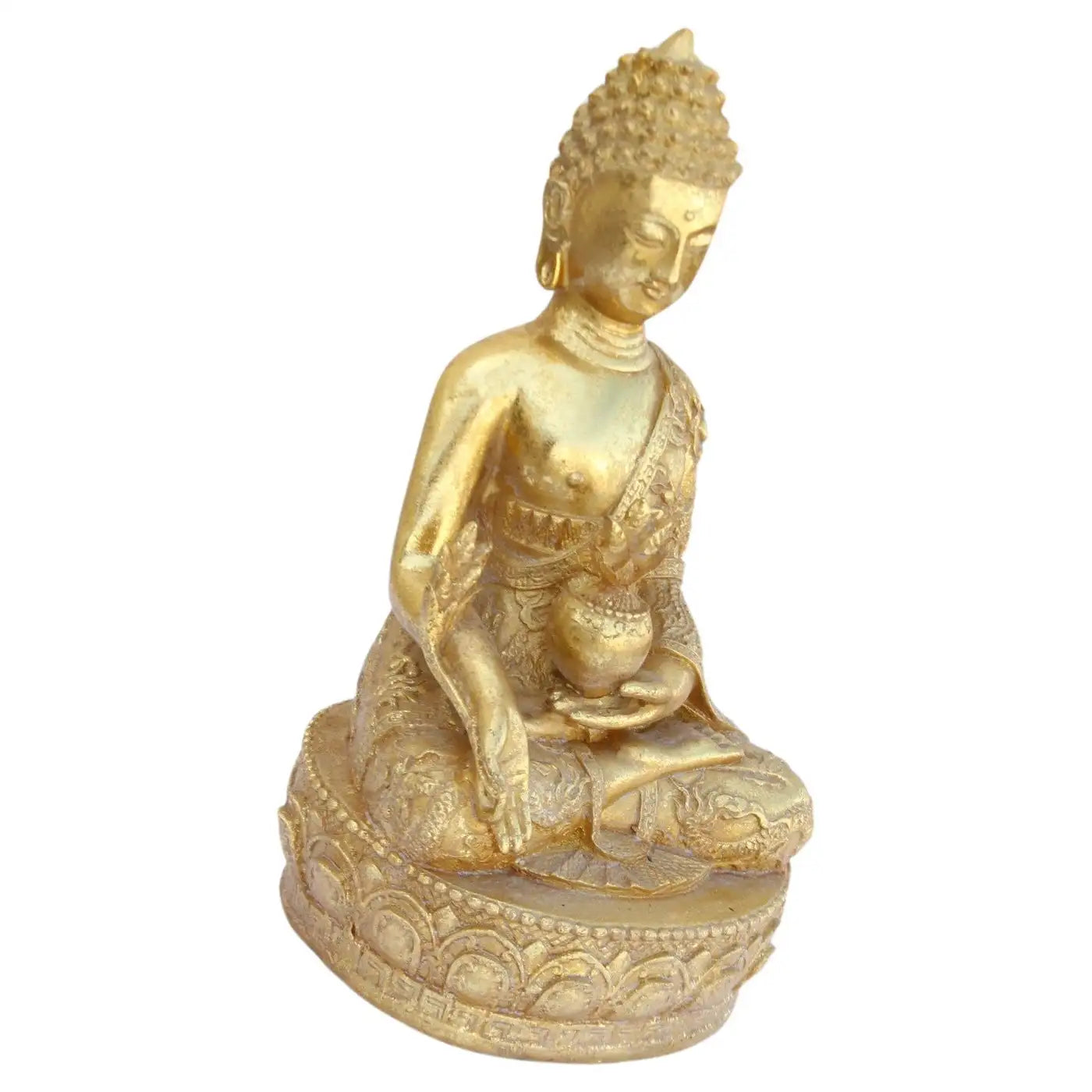 Gilted Bronze Meditating Buddha