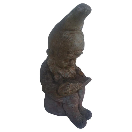 Cement Cast Reading Gnome