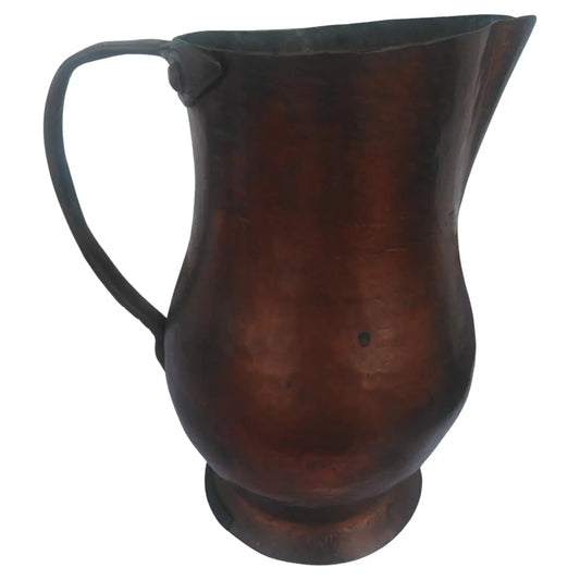 Arts and Crafts Period Hammered Copper Jug