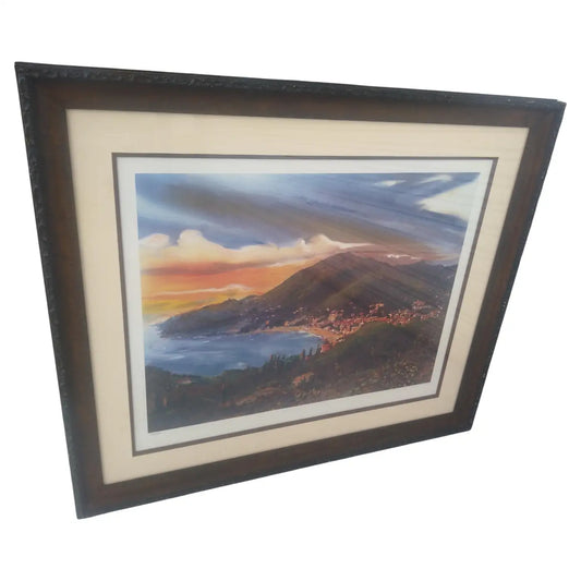 C.Bergman Signed and Numbered Landscape Lithograph