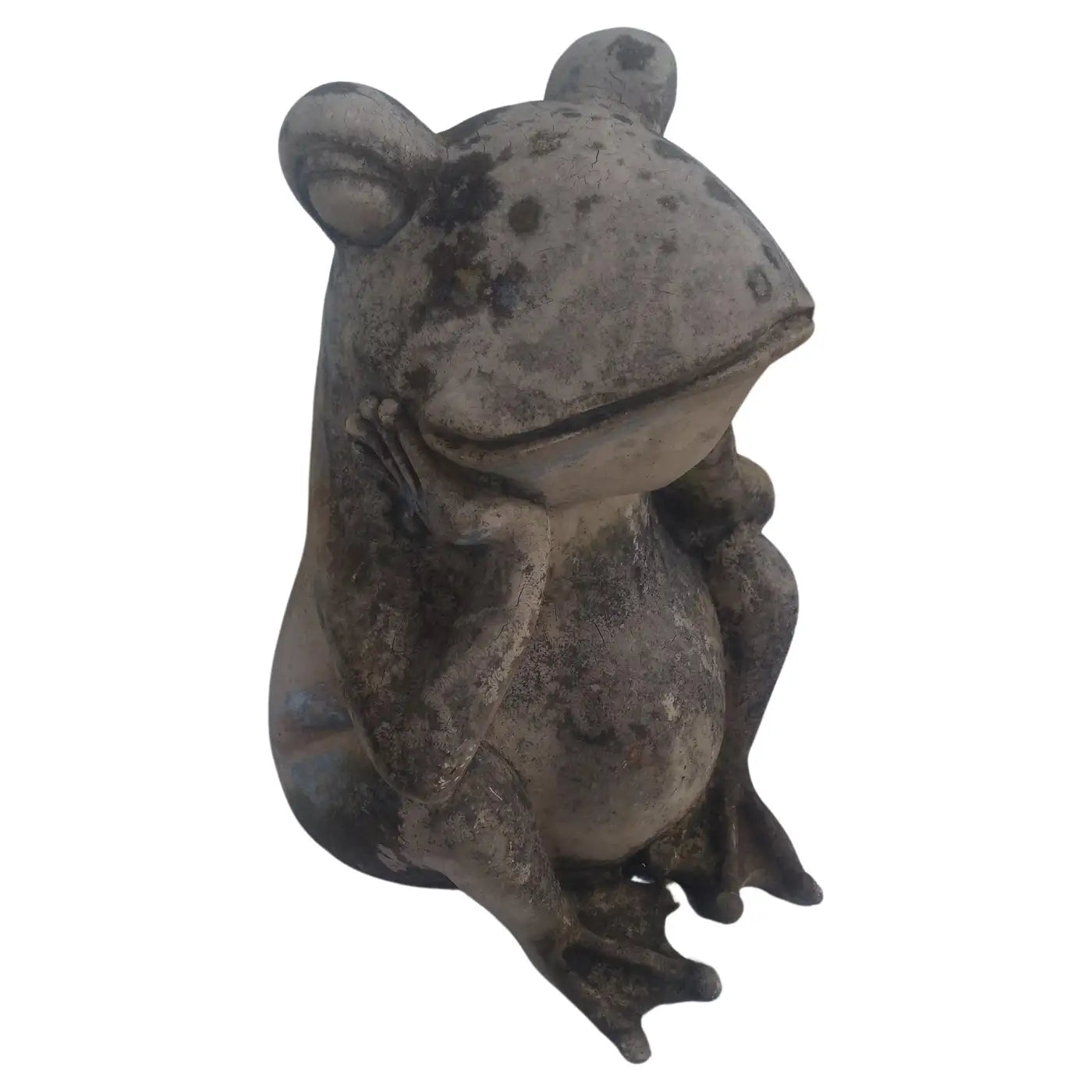 Vintage Indoor/Outdoor Resin Cast Frog