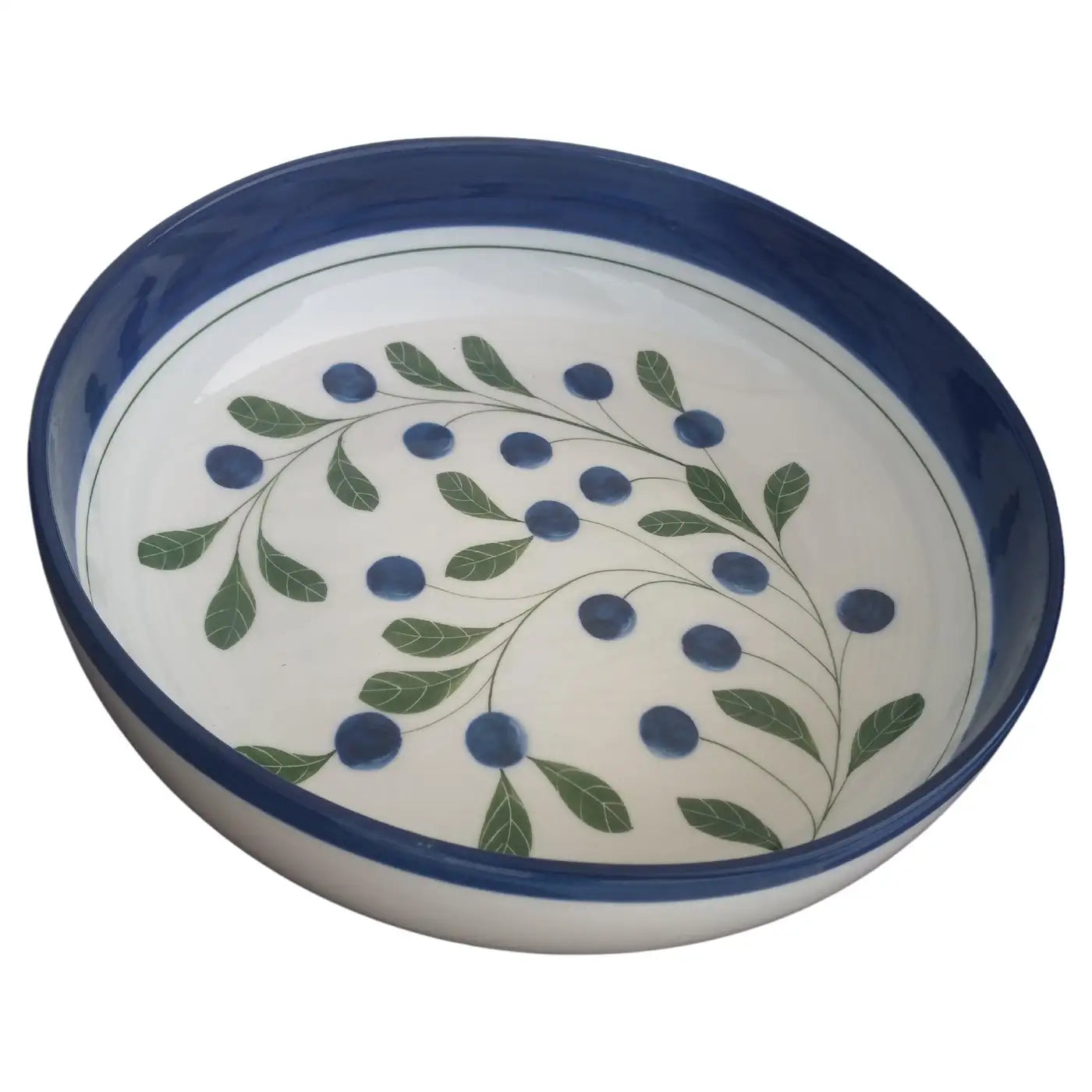 Dansk Ceramic Blueberries Pasta Bowl