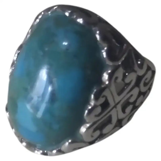 Beautiful.925 Sterling Silver and Turquoise ring size 6.5