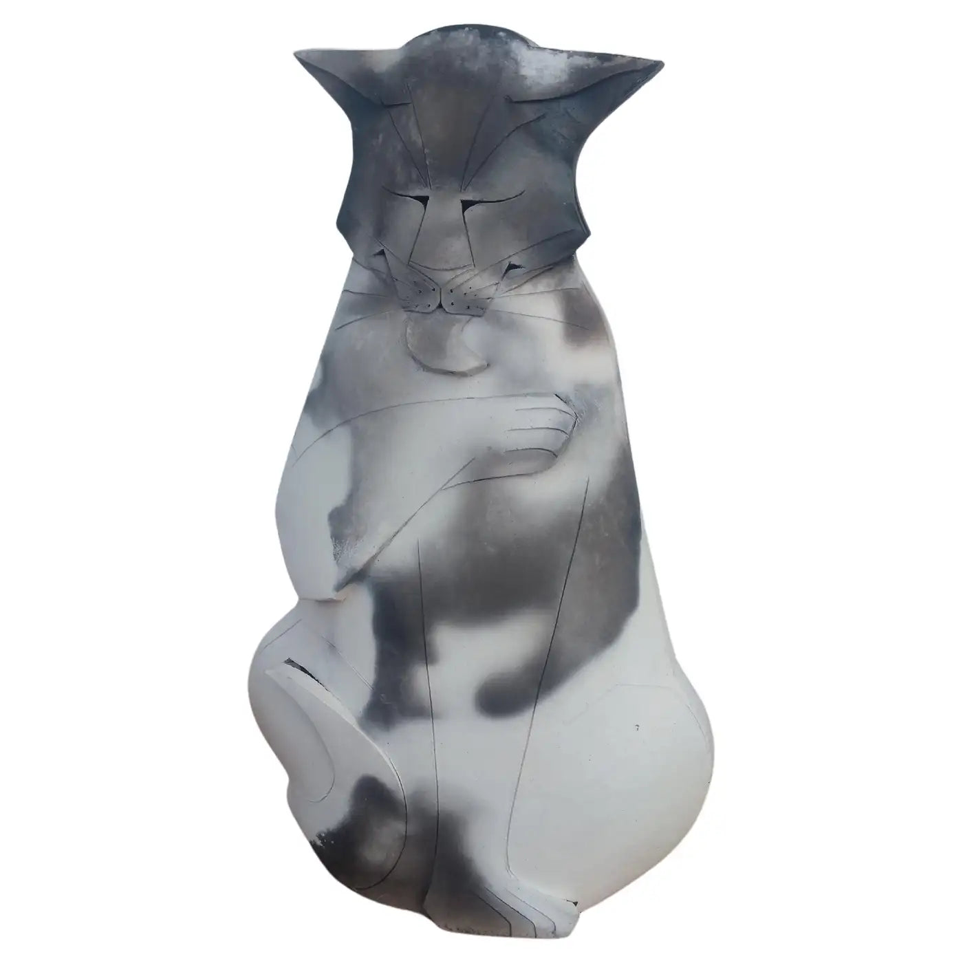 Mary Gates Dewey Ceramic Cat Sculpture