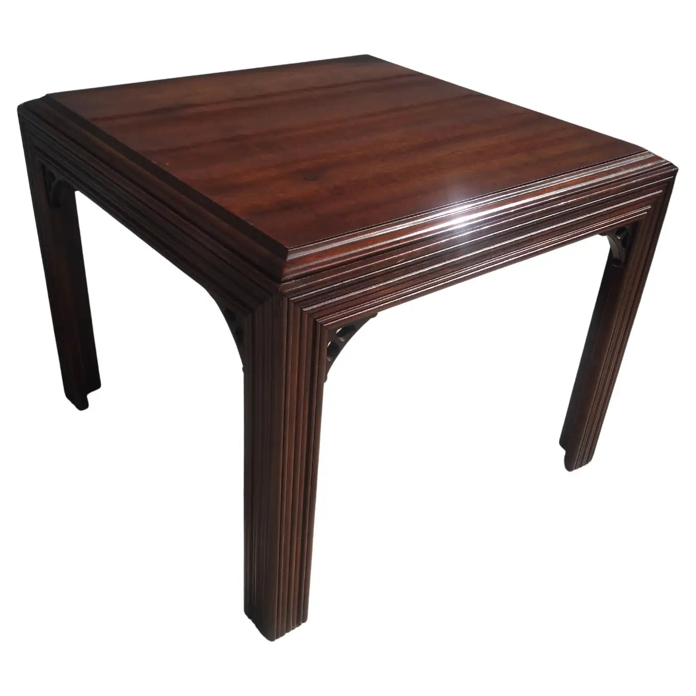 Lane Furniture Walnut Pencil Reed Side Table