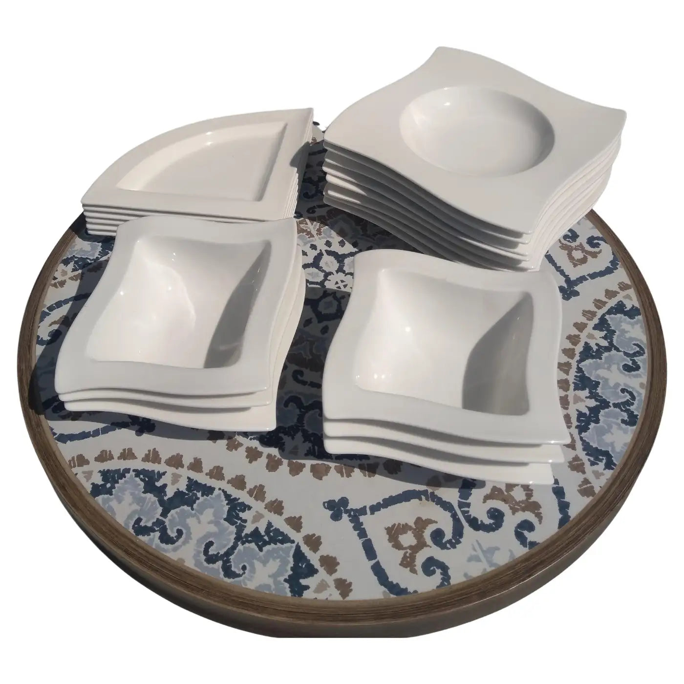 20pc. Set of Villeroy and Boch Wavy Dish Set