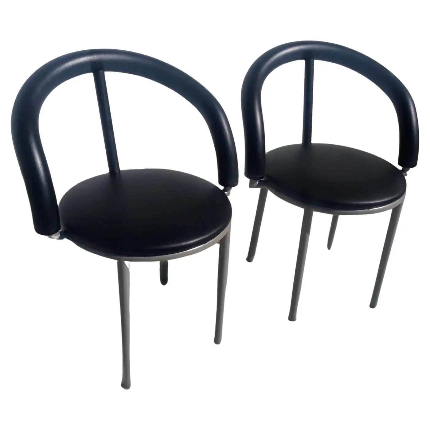 Pair of Bieffeplast Alpha Chairs by Anna Anselmi