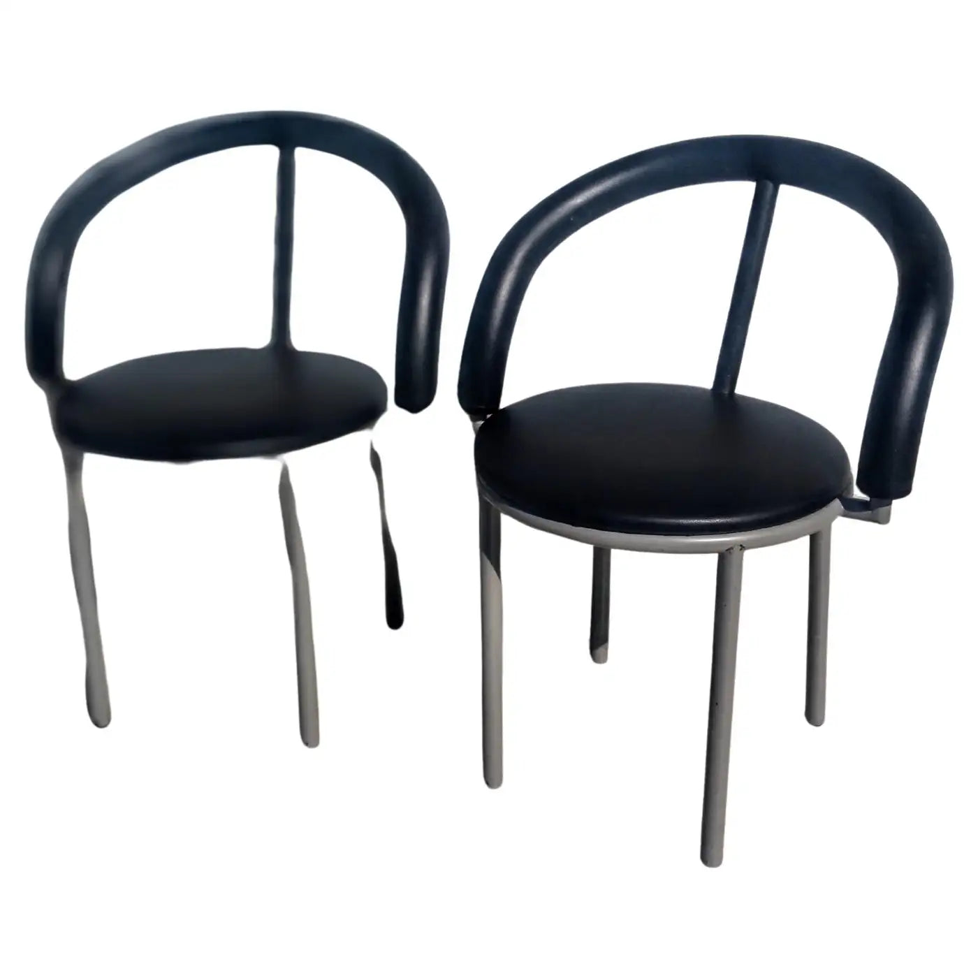 Pair of Bieffeplast Alpha Chairs by Anna Anselmi