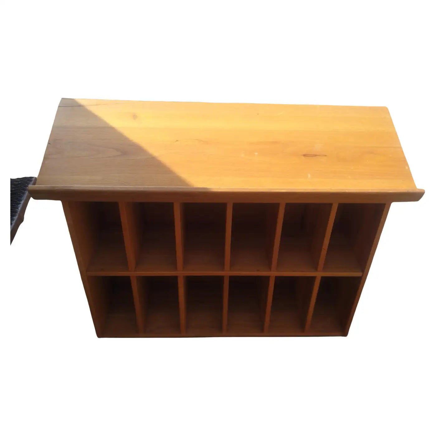 Slanted Top Cubby Hole Bookcase