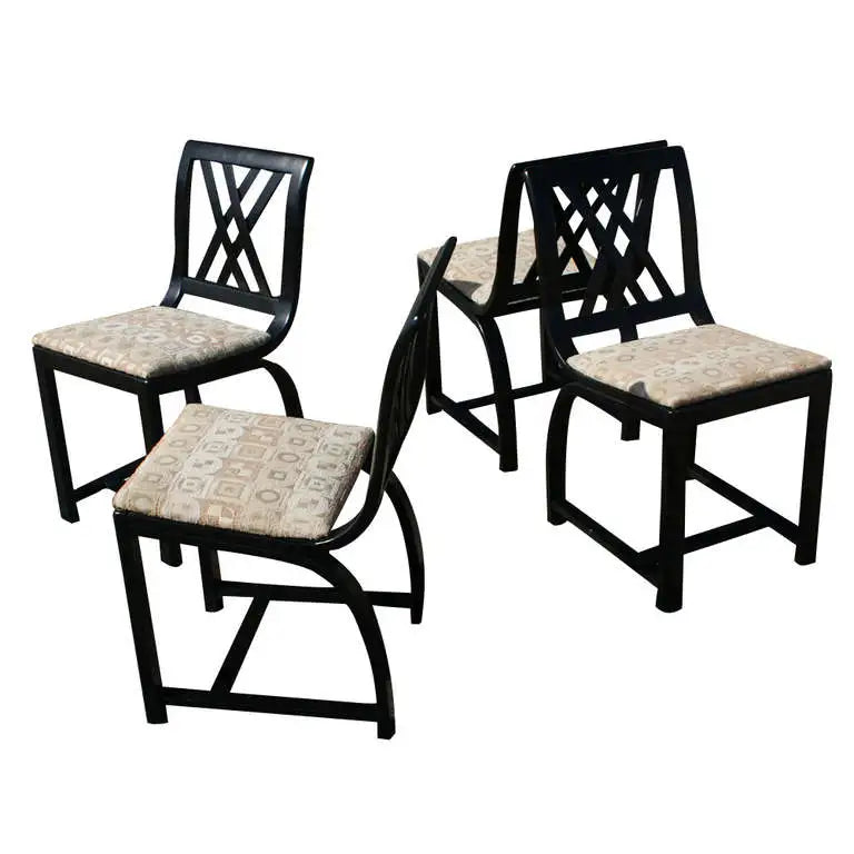 (6) Art Deco Heywood Wakefield Gilbert Rohde Dining Chairs (MR10423)