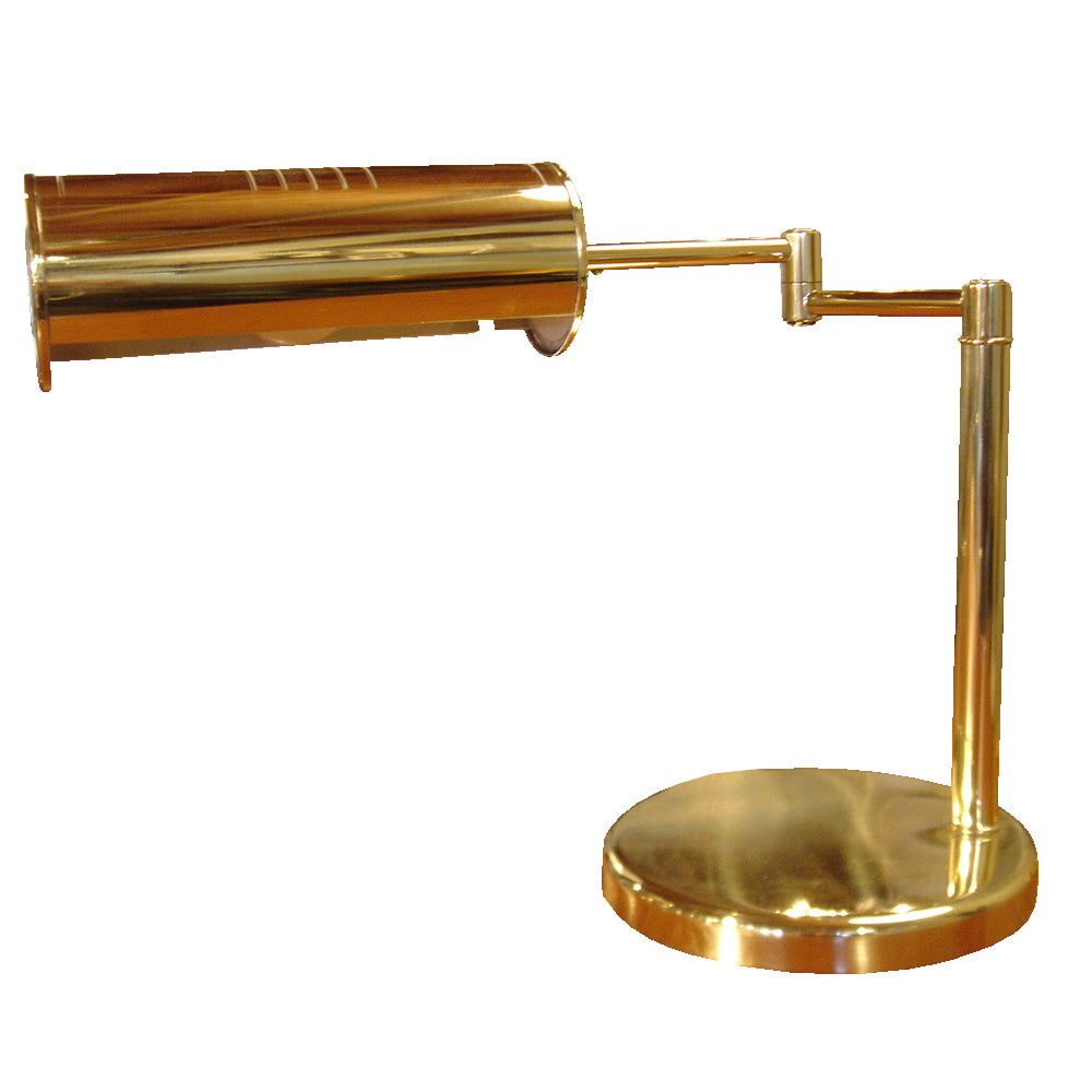 (1) Vintage Nessen Brass Swing Arm Desk Table Lamp (MR5331)
