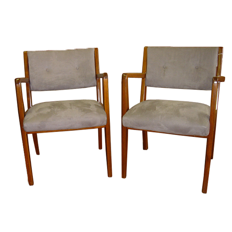 Restored Jens Risom Side Arm Chairs