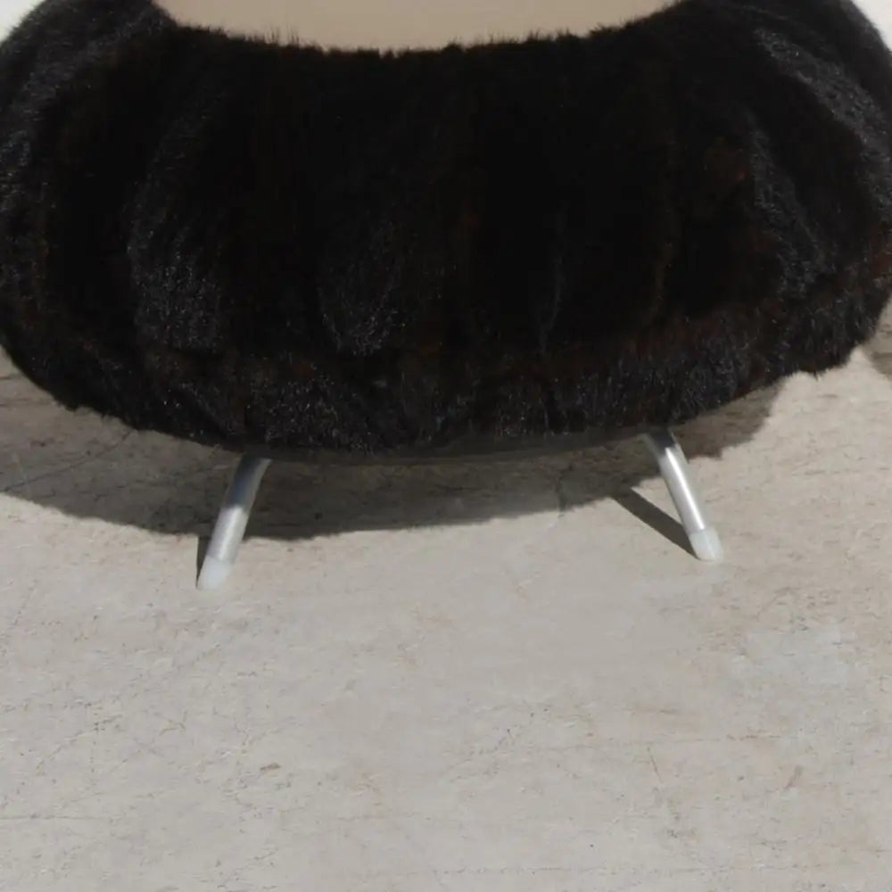 Faux Fur Table Stool by Allermuir