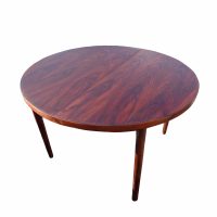 67″ Scandinavian Rosewood Extendable Dining Table